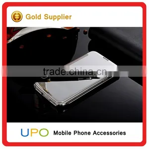 [UPO] Luxury Interactive Clear View Smart Mirror Flip Cover Mobile Phone Case for Samsung Galaxy S5 thumbnail-1