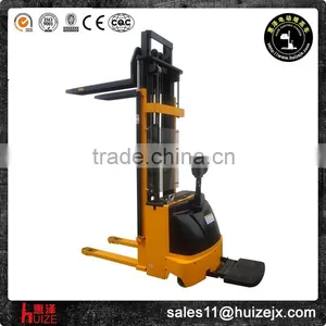 Factory 1Ton Battery Operated Electric Lift Stacker 4.5M thumbnail-1