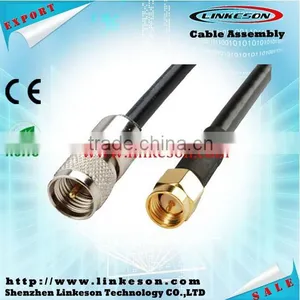RF Pigtail Mini UHF Male to SMA Male Cable LMR195 thumbnail-1