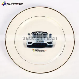 Cheap Blank Ceramic Plate Personalized Sublimation Enameled Porcelain Plates thumbnail-6