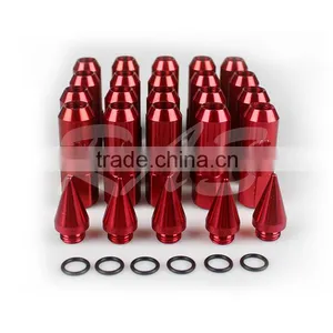 BLOXI Style Aluminum Extended Tuner Racing Wheel Lug Nuts With 20 PCS Spikes thumbnail-5