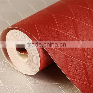 Leather Effect Vinyl Wallpaper for Restaurant Decoration thumbnail-3