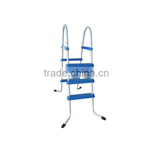 Poolstar Deluxe P1842 Galvanized Pool Ladder for Inflatable Pools thumbnail-1