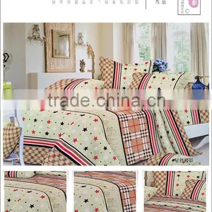 4PCS Bedsheet Flannel Fleece Bedding Sets thumbnail-1