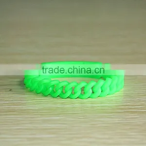 Colorful Braided Bracelet With Blank Band Silicone Construction thumbnail-4