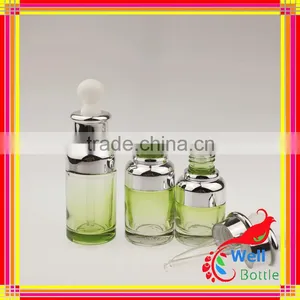 Aluminum Cover Oblique Shoulder Essential Oil Dropper Cap Glass Bottles Wholesale China Manufacturer GSB-0019R thumbnail-6