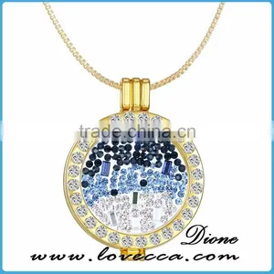 2016 Hot Sell Latest Changeable Design Pendant Necklace Diy Coin Necklace thumbnail-2