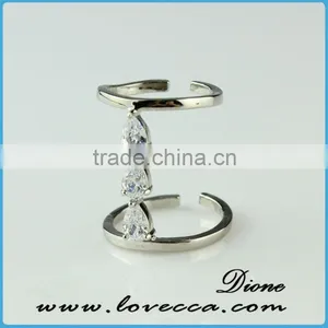 2015 Fashion Jewelry Ring!latest Weddingring Design !micro Pave Diamond Setting Ring-stylish Sterling Silver Jewelry thumbnail-3
