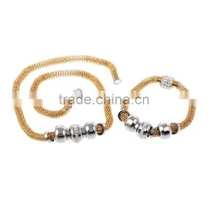Hot 18k Gold Plated Indian Bridal Jewelry Set thumbnail-2