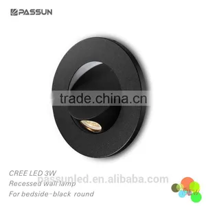 Black Colour Led Wall Light With Press Down Swith thumbnail-1