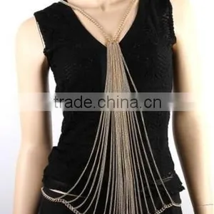 Trendy Punk Alloy Tassel Body Chain thumbnail-1