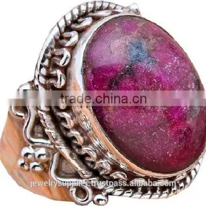 Design Rainbow Moonstone Ring Gemstone Jewelry 925 Sterling Silver Jewellery Wholesaler Rings thumbnail-2