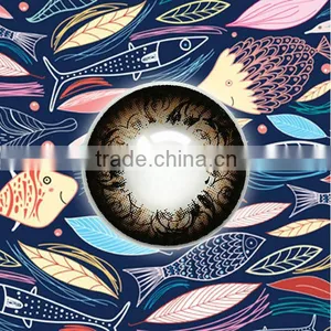 Brilliant Classical Pattern With Chinese Style WEBW001 Bling Brown Cosmetic Plano Color Contact Lens/Lenses Design Originality thumbnail-1