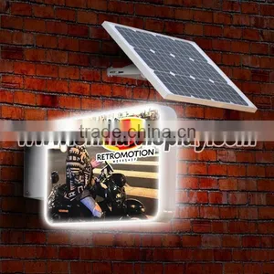 2017 Hot Selling Outdoor Solar LED Lighted Sign Boxes for Wholesale thumbnail-3