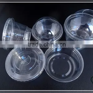 Custom Logo PET 6 oz 240ml Ice Cream Cup Plastic With Lid thumbnail-2