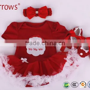 Cheap Baby Girl Boutique Clothes Short Sleeve Lace Infants Romper Layette thumbnail-1