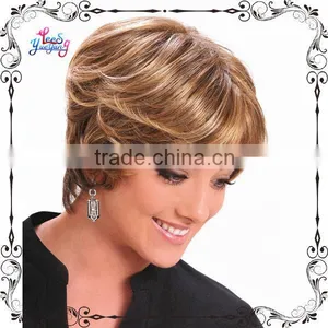 Simple Impressive Natural Brown and Blonde Flicker Wigs thumbnail-1