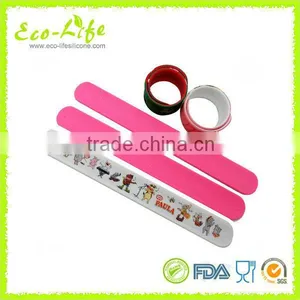 300*30*2mm Glossy Printing Silicone Slap Bracelet, Silicone Slap Wirstbands, Souvenirs Promotion Gift thumbnail-4