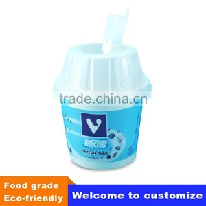 McFlurry Cup Disposabe Ice Cream Paper Cup and Lid Custom Printed thumbnail-1