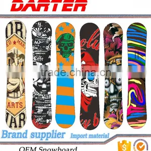 Good Quality Tri-axial Fiberglass Snowboard Junior Ski Board thumbnail-1