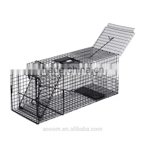 PawHut Black Pet Small Metal Animal Trap thumbnail-5