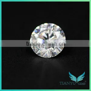 Wholesale 3 Carat Forever Brilliant D F G H Color Round Cut Moissanite Diamond Alternative Engagement Rings thumbnail-2