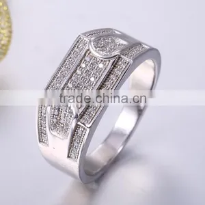 Latest Design Diamond Ring Silver Ring Price thumbnail-1