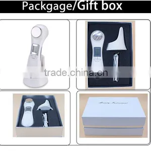Handheld Handheld Ultrasonic Face Lift Beauty Machine Aloe Vera Face Massage Cream Black Head Remover thumbnail-6