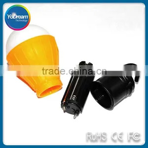 Portable Outdoor Camping Lamp Tent Light Torch Flashlight ABS Plastic 3LED Fishing Lantern Lamp With Hanging Hook thumbnail-4