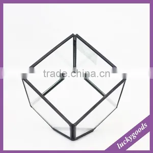 OEM Customized Black Bronze Copper Rose Silver Gold Red Brass Chocalate Jar Gifts Tin Glass Wedding Diamond Candy Boxes thumbnail-3