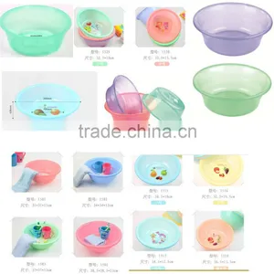 Red pp Multifunctional Portable Round Plastic Basin Wholesale thumbnail-5