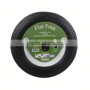 Polyurethane Flat Free Foam Wheel 3.25-8 thumbnail-1