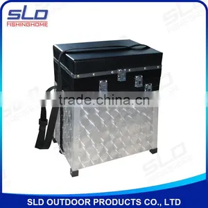 Fishing Tackle Stool Aluminum Fishing Seat Box With a Base Case thumbnail-1