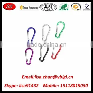 Custom Aluminum Bottle Gourd Shaped Carabiner With Various Color thumbnail-1