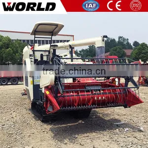 Full Feeding WORLD Brand 88HP 4LZ-4.0E Mini Rice Combine Harvester Price thumbnail-3
