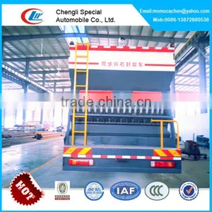 10000L Asphalt Tank 16cbm Gravel Bucket Synchronous Chip Sealer,construction Stone Chips With Howo Chassis thumbnail-6