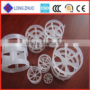 25mm Plastic Pall Ring for Carbon Dioxide Degassing Tower/ Plastic Random Packing thumbnail-1