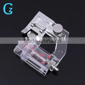 Portable Snap-on Bias Binder Tape Binding Sewing Machine Presser Foot Sewing Supplies for All Low Shank Snap-on Singer Brother B thumbnail-2