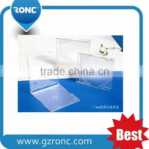 5.2mm Transparent CD Jewel Case CD Single Case thumbnail-1