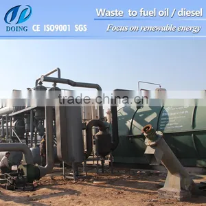 With Auto-feeding and Auto-welding Machine Tire Pyrolysis Oil Machine thumbnail-1