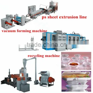 Styrofoam Disposable Foam Lunch Box Making Machine thumbnail-1