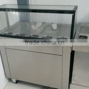 Stainless Steel Fried Ice Cream Roll Machine|Best Quality Roll Fry Fried Ice Cream Machine thumbnail-1