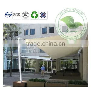 Elegent Low Cost White PVC Tarpaulin Tensile Fabric Structure thumbnail-1