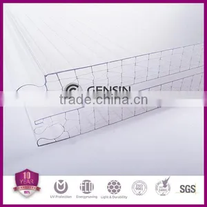 40mm Thicken Plug-pattern Polycarbonate Sheet,Wall Panel,Partition Interior Paneling Building Materials thumbnail-3