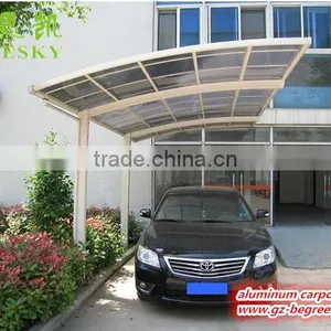 Underground Snow Shelter Metal Frame Aluminum Alloy Car Canopy Carport Garages With Polycarbonate Roof thumbnail-4