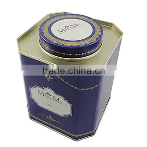 Pure Natural Milk Powder Tin Box Octagon Shape thumbnail-1