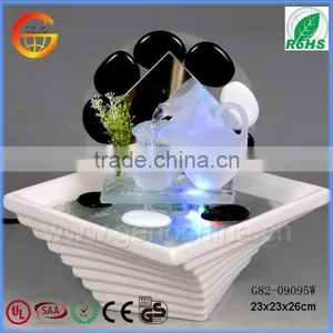 2017 Glass Material Office Table Water Fountain thumbnail-1