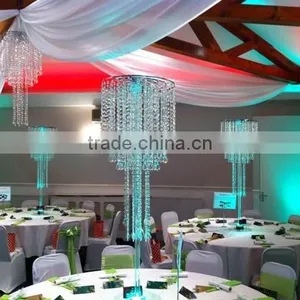 Table Top Chandelier Centerpieces for Weddings thumbnail-2