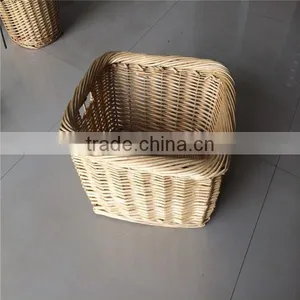 Gog,pet,rabbit Natural Wicker Bicycle Front Basket thumbnail-4