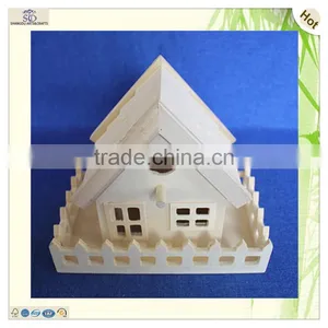 Custom Design Craft Unfinished Decorative Plywood Wooden Bird House thumbnail-1